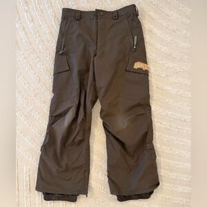 Burton Size L Kids Brown Ski pants